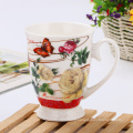 Creative  England  flower style ceramic mug